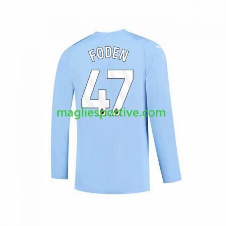 Completo Calcio Manchester City Phil Foden 47 Divisa Prima 2023-2024 ML
